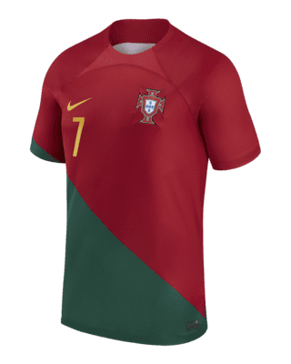 Portugal National Team 2022 23 Stadium Home Cristiano Ronaldo Men s Nike Dri FIT Soccer Jersey. Nike